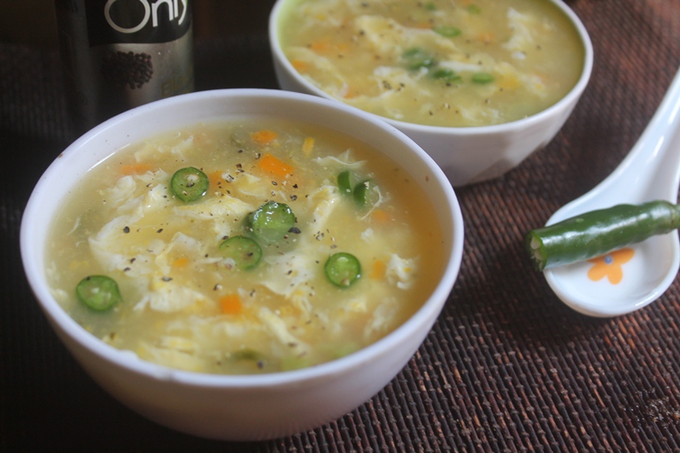 Sweet Corn Egg Soup